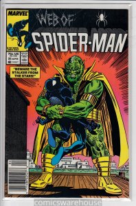 WEB OF SPIDER-MAN (1985 MARVEL) #25 VF A07607