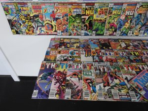 Huge Lot 180 + Comics W/ Spider-man, Thor, Iron Man+ Avg Fine Condition!