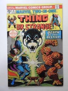 Marvel Two-in-One #6  (1974) VG+ Condition! MVS intact! MJ Insert!