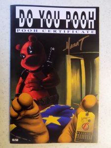 DO YOU POOH # 1 DEATH CERTIFICATE ICE CUBE HOMAGE 18/50 SIGNED MARAT