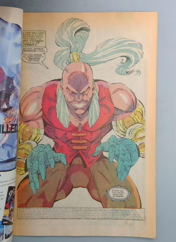 NEW MUTANTS #98 1st Appearance of Deadpool, ?? Marvel 1991 TW1