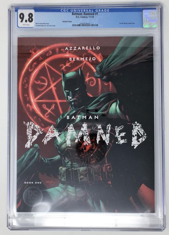 Batman Damned #1 1st App. DC Black Label - CGC 9.8 Jim Lee Variant - KEY