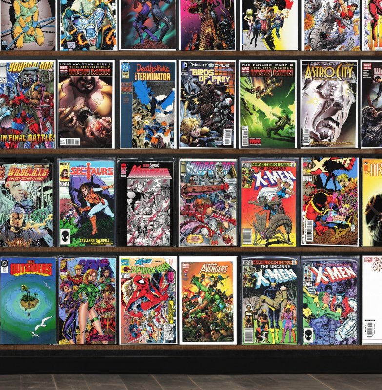 Huge Lot 130+ Comics with The Uncanny X-Men, Robo Hunter & More!