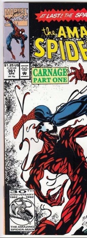 Amazing Spider-Man 361 strict NM 9.4 Super-High-Grade ~Carnage