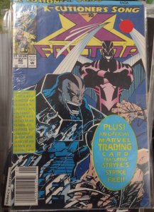 X-FACTOR # 86  1993 MARVEL DISNEY  x-cutioners song pt 10   NEWSTAND VARIANT