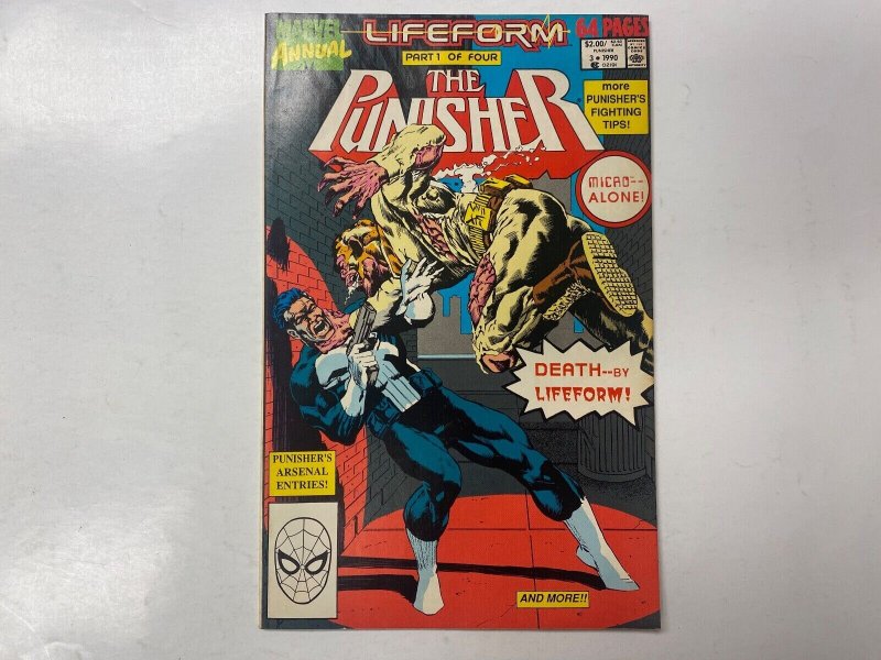 3 Punisher Annual MARVEL comic books #1 2 3 50 KM15