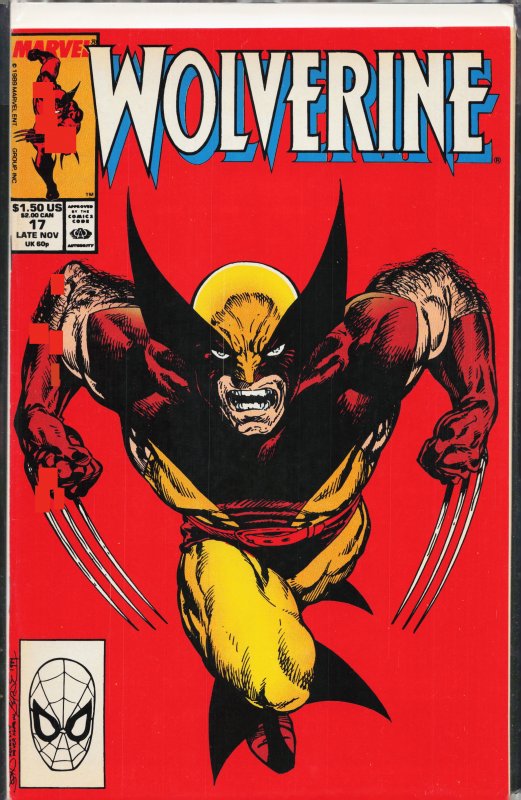 Wolverine #17 (1989) Wolverine