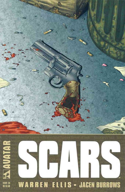 Scars #3A VF/NM ; Avatar | Warren Ellis