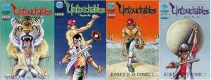 UNTOUCHABLES (1988 EASTERN) 1-4   'Korea's #1 Comic'