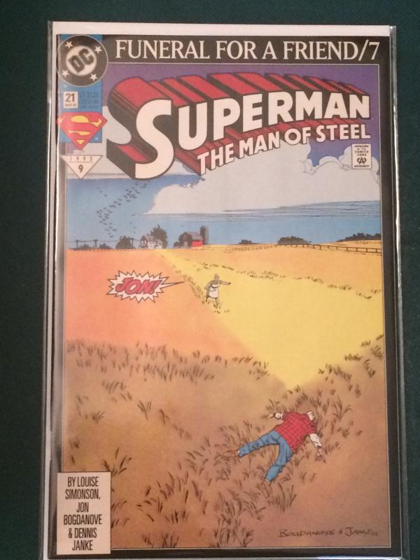 Superman The Man of Steel #21 Funeral For A Friend part 7