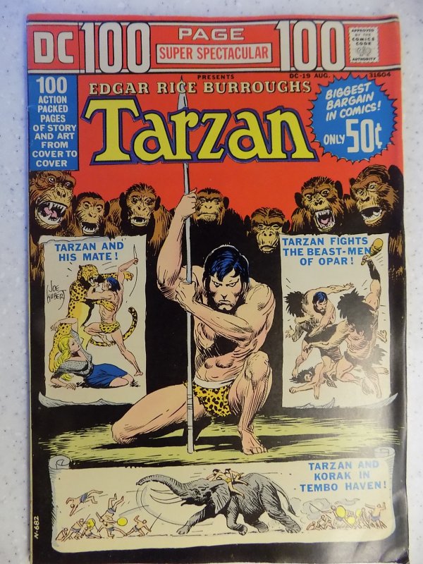 DC 100 PAGE SPECTACULAR # 19 TARZAN BRONZE JUNGLE ACTION BURROUGHS KUBERT