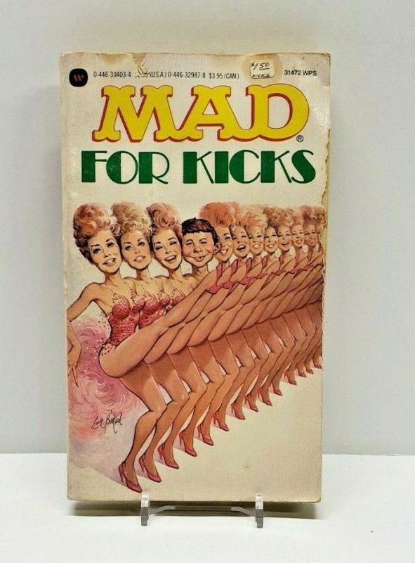 8 Vintage MAD Magazine pb book lot Don Martin, Dave Berg, Jaffee