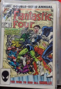 Fantastic Four annual # 19 1985  MARVEL JOHN BYRNE skrulls AVENGERS SECRET INVAS