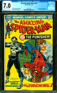 Amazing Spider-Man #129 CGC Graded 7.0 1st Punisher & The Jackal