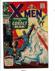 (Uncanny) X-Men # 31 FN- Marvel Comic Book Beast Angel Cyclops Professor X FH1