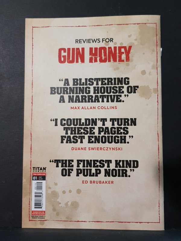 Gun Honey (GB) #1 Second Printing Variant (2021)