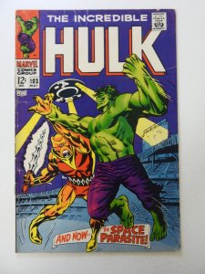 The Incredible Hulk #103 (1968) VG/FN condition