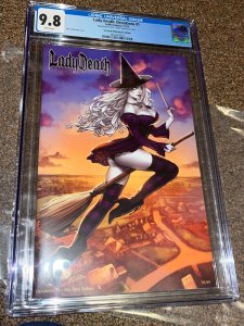 Lady Death Devotions 1 (2019), Sky Spell Variant, Ltd to 99, CGC Graded 9.8
