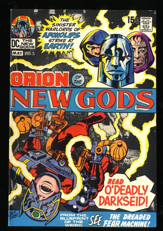 New Gods #2 VF 8.0 1st Darkseid Cover!