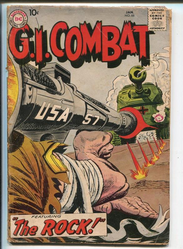 G.I. Combat #68 1959-DC-1st Sgt Rock prototype-Joe Kubert-Russ Heath-G