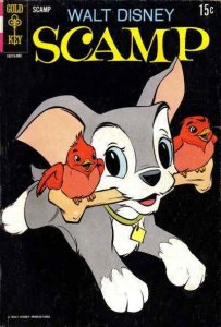 Scamp (Walt Disney ) #3 FAIR ; Gold Key | low grade comic Son of Lady and the Tr