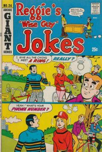 Reggie's Wise Guy Jokes #24 VG ; Archie | low grade comic January 1973 Bike Cove