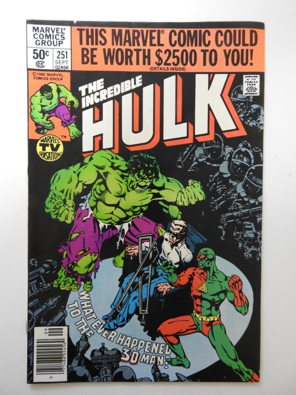 The Incredible Hulk #251 (1980) VG+ Condition