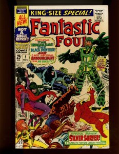 (1967) Fantastic Four #5 - SPECIAL! SILVER SURFER SOLO FEATURE! (8.0/8.5)