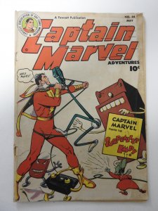 Captain Marvel Adventures #8 GD+ Condition cover detached