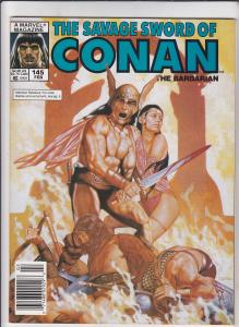 Savage Sword of Conan #145