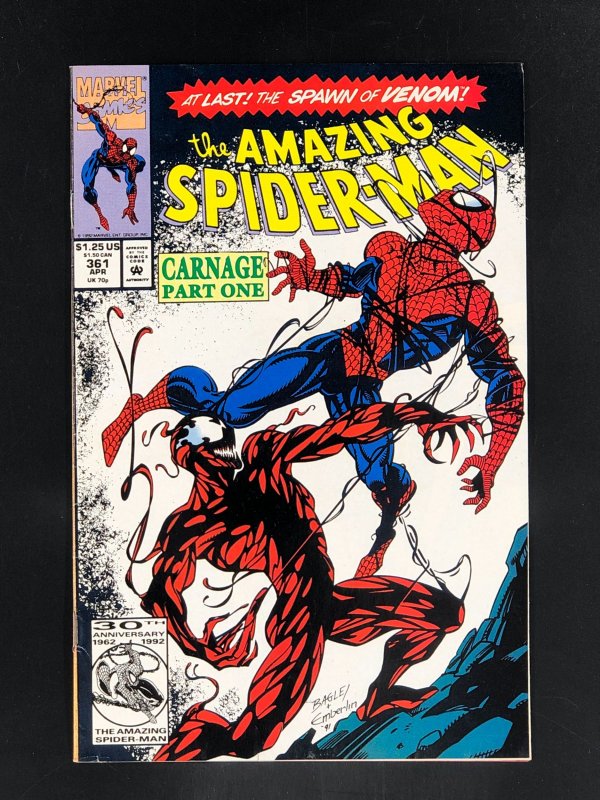 The Amazing Spider-Man #361 (1992) 1st Full Appearance of Carnage