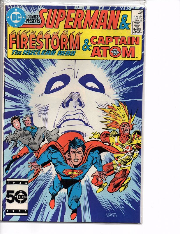 DC Comics Presents #90 Superman and Firestorm & Captain Atom  VF