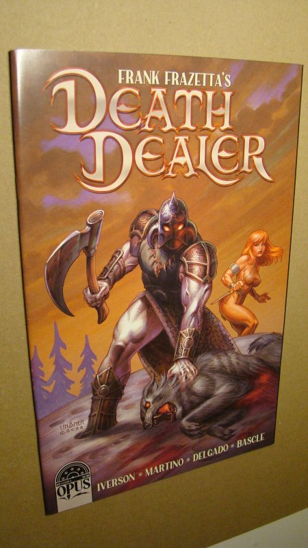 Frazetta Death Dealer No. 1 Virgin Cover w/Infinity Signature main image 1