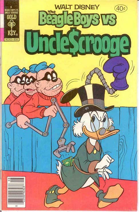 BEAGLE BOYS VS UNCLE SCROOGE 6 VF  August 1979 COMICS BOOK