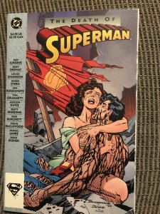 The Death of Superman TPB 1st Print : DC 1993 NM; historic story