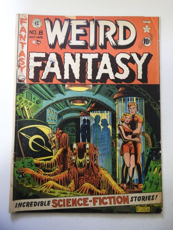 Weird Fantasy #8 (1951) GD Condition centerfold detached