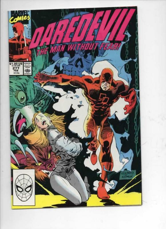 DAREDEVIL #277 NM-  Murdock, Man without Fear, 1964 1990, more Marvel in store