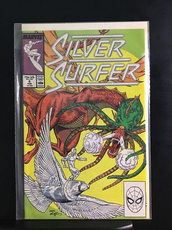 SILVER SURFER  (1987 Series)  (MARVEL) #8 NEWSSTAND NM 