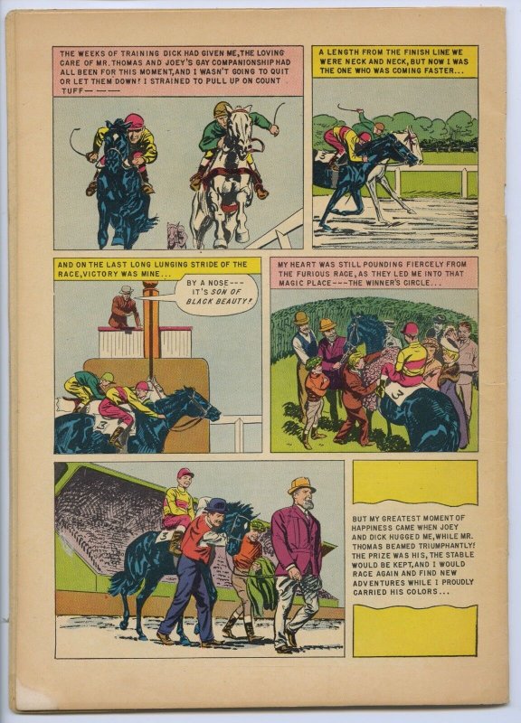 SON OF BLACK BEAUTY - Four Color #566 - Dell - Painted cover