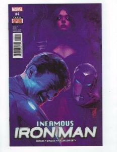 Infamous Iron Man # 4 Regular Cover Marvel NM 