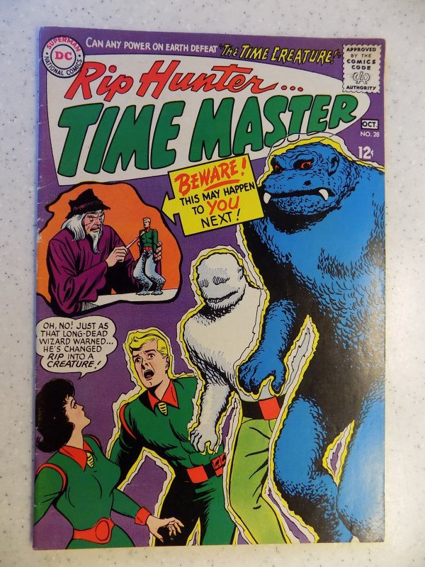 RIP HUNTER TIME MASTER # 28 DC SILVER ACTION ADVENTURE TV