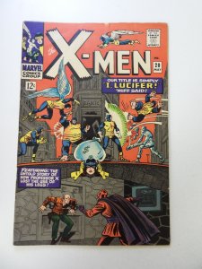 The X-Men #20 GD/VG condition stamps back cover
