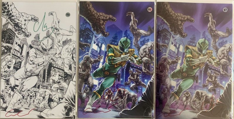 MIGHTY MORPHIN POWER RANGERS THE RETURN #3 | 3 VARIANTS - SIGNED BY ESCORZAS COA