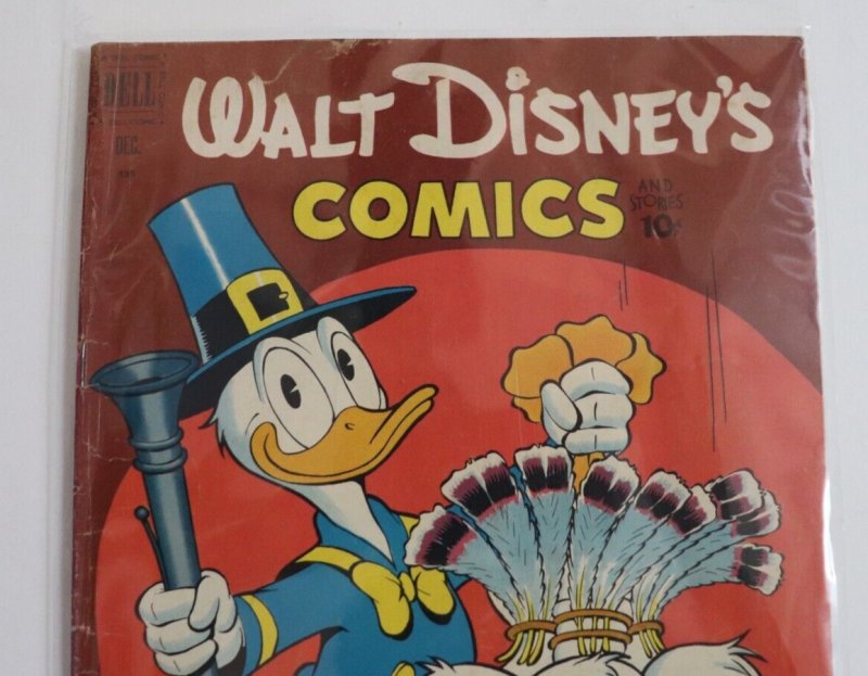 Walt Disney's Comics and Stories #135 Dec 1951 Carl Barks Cover & Donald