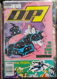 DP7 # 25  1988 MARVEL NEW UNIVERSE DISPLACED PARANORMALS  NEWSTAND VARIANT