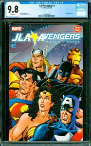 JLA/Avengers #1 CGC Graded 9.8 Wraparound cover.