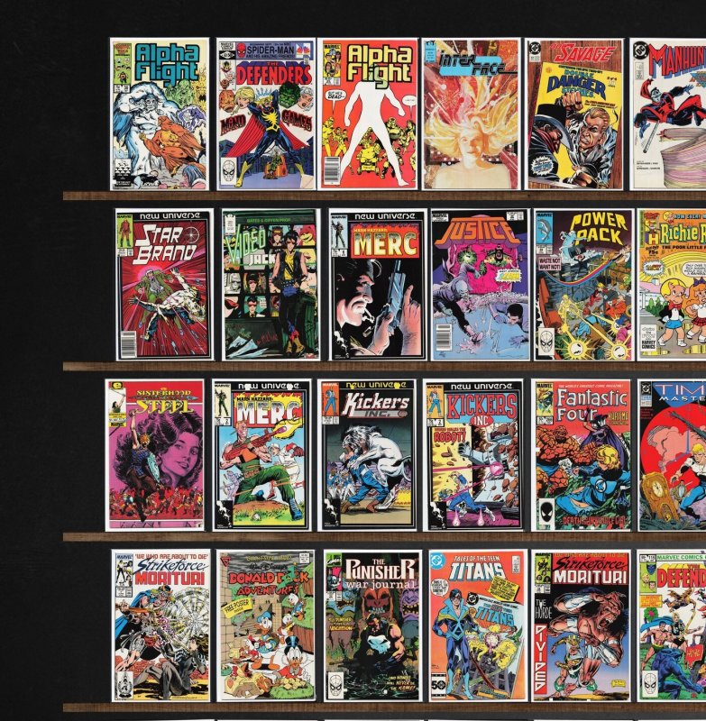Huge Lot 150+ Comics with Alpha Flight, Conan The Barbarian & More!