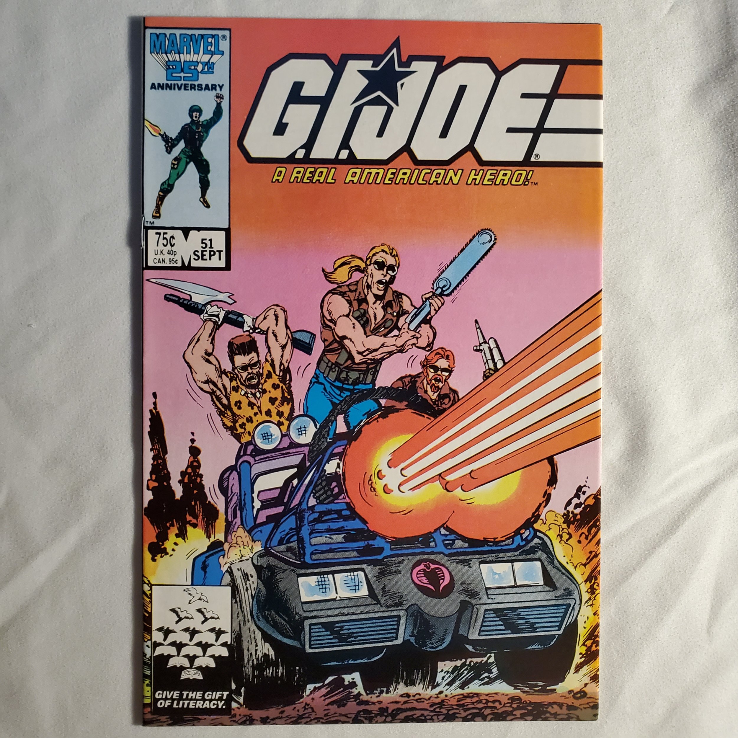GI Joe 50 Good Cover By Mike Zeck Comic Books Copper Age Marvel gi-joe-50-good-cover-by-mike-zeck-comic-books-copper-age-marvel