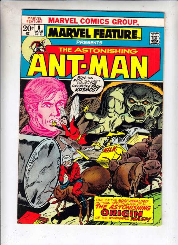 Marvel Feature presents Ant-Man, The Astonishing #8 (Mar-72) NM/NM- High-Grad...