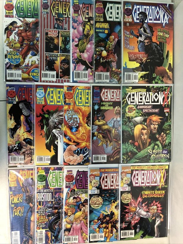 Generation X (1995) Starter Set # 1-39 & Annual 95-96 (VF/NM) Marvel Comics